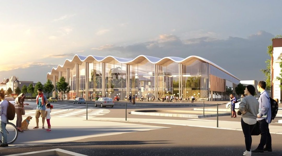 Construction du complexe aqualudique de Reims