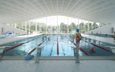 Construction du centre aquatique de Belley