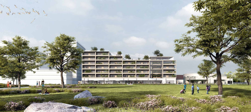 Construction des Logements seniors de l'Arsenal de Dijon (21)